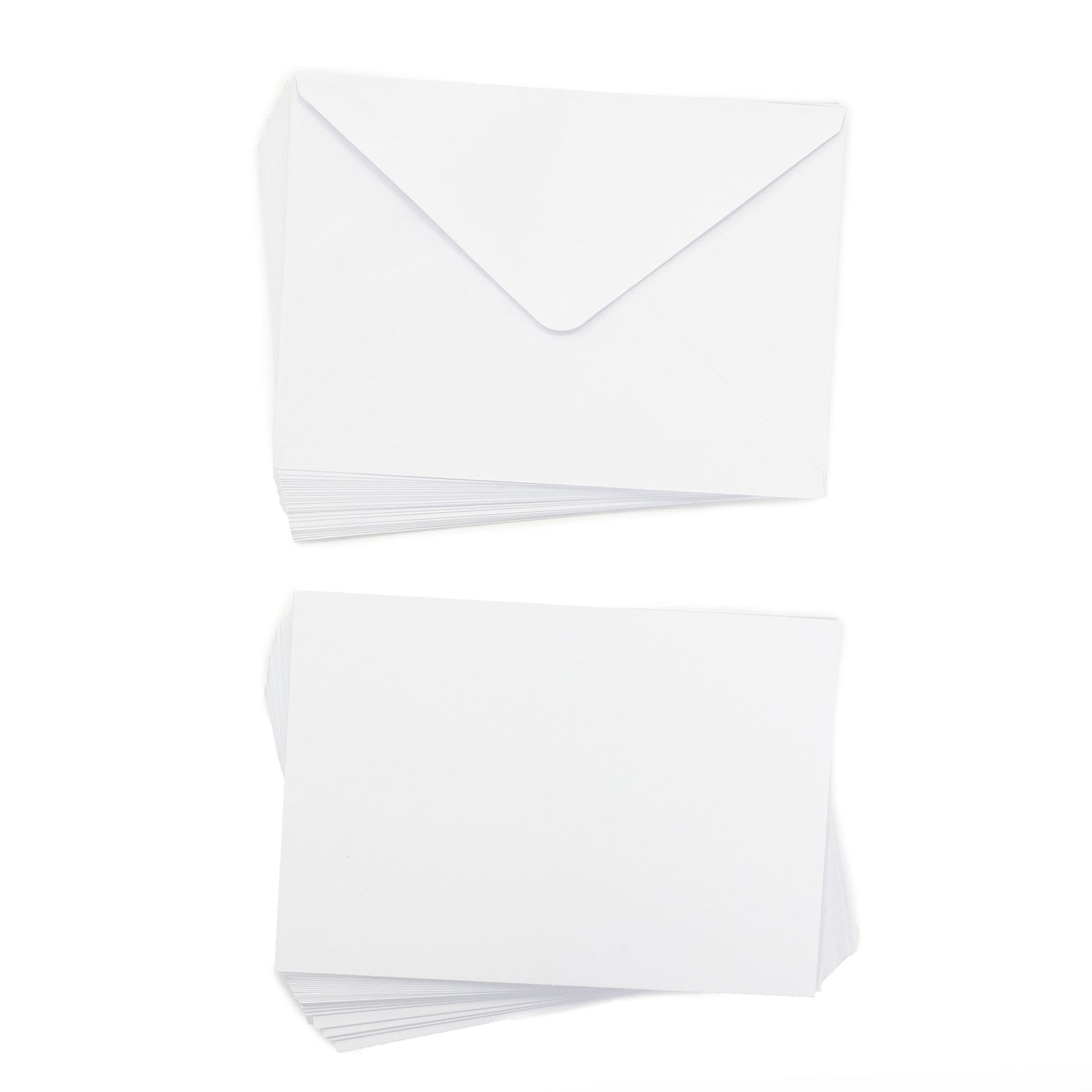 Crafter's Companion A5 White Card & Envelopes - 50 Piece